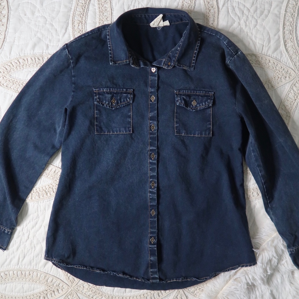 Denim Button Down Shirt